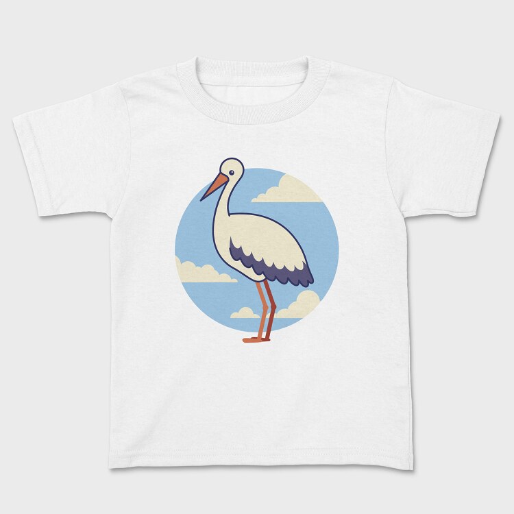 Tricou Copii, Cute Stork