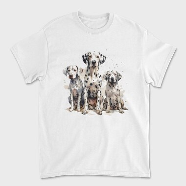 Dalmatian Family, Tricou Barbati (Unisex)