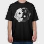 Yin Yang Axolotl, Tricou Oversize Barbati (Unisex)