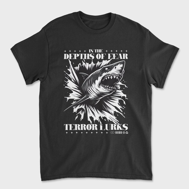 Depths of Fear, Tricou Barbati (Unisex)