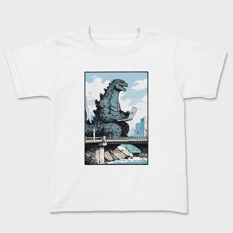 Tricou Copii, Dinosaur Working