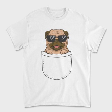 Tricou Barbati (Unisex), Dog in a Pocket