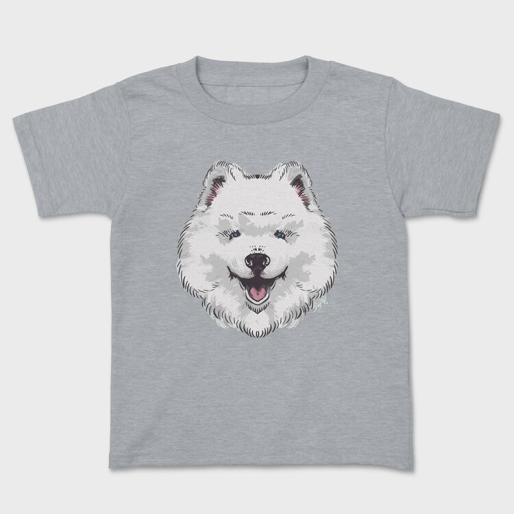 Tricou Copii, Dog Samoyed