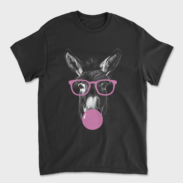 Donkey Monochrome Bubblegum, Tricou Barbati (Unisex)