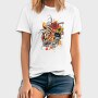 Tiger And Skull Abstract 001, Tricou Barbati (Unisex)