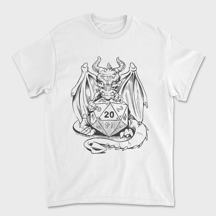 Dragon Dungeons Dice, Tricou Barbati (Unisex)