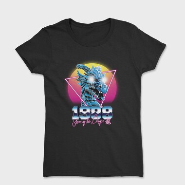 Dragon Retro Wave, Tricou Femei