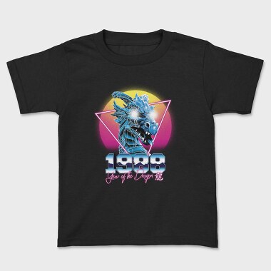 Dragon Retro Wave, Tricou Copii