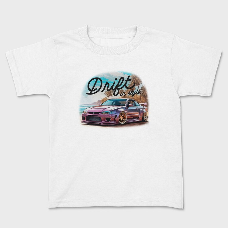 Tricou Copii, Drift Car