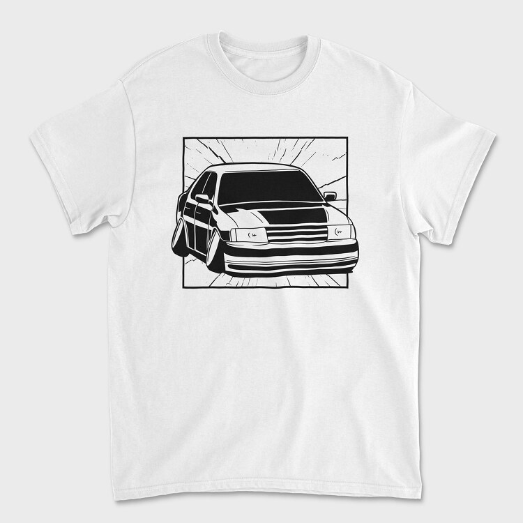 Drifting Car Draw, Tricou Barbati (Unisex)