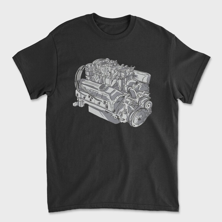 Tricou Barbati (Unisex), Engine