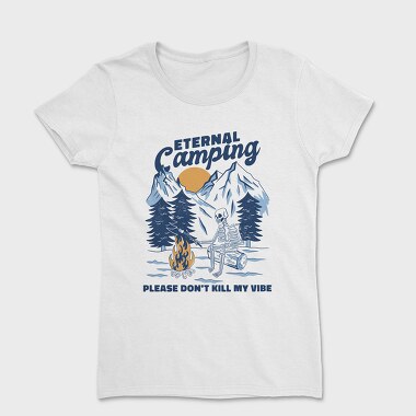 Eternal Camping Skeleton, Tricou Femei