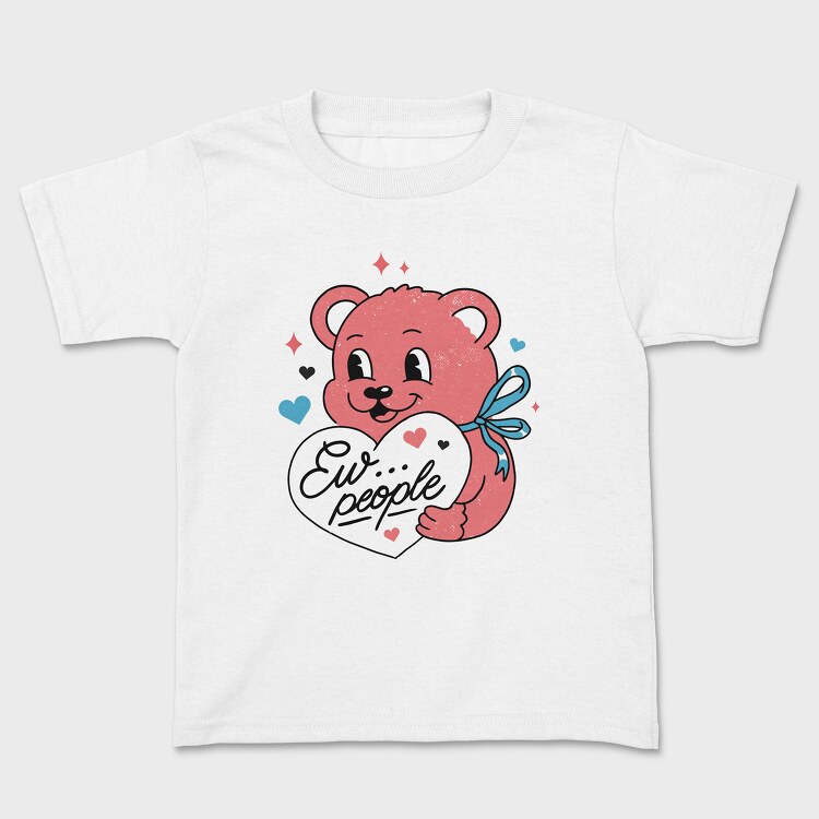 Ew People Pink Teddy, Tricou Copii