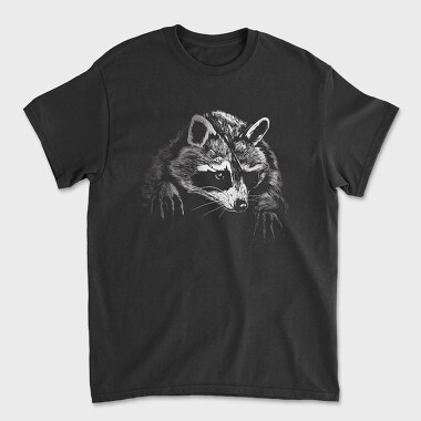 Tricou Barbati (Unisex), Eyepatch Raccoon