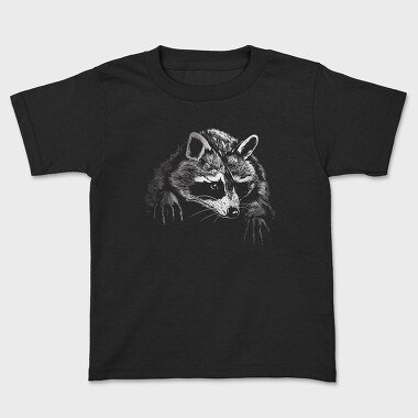 Tricou Copii, Eyepatch Raccoon