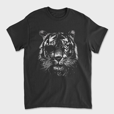 Tricou Barbati (Unisex), Eyepatch Tiger