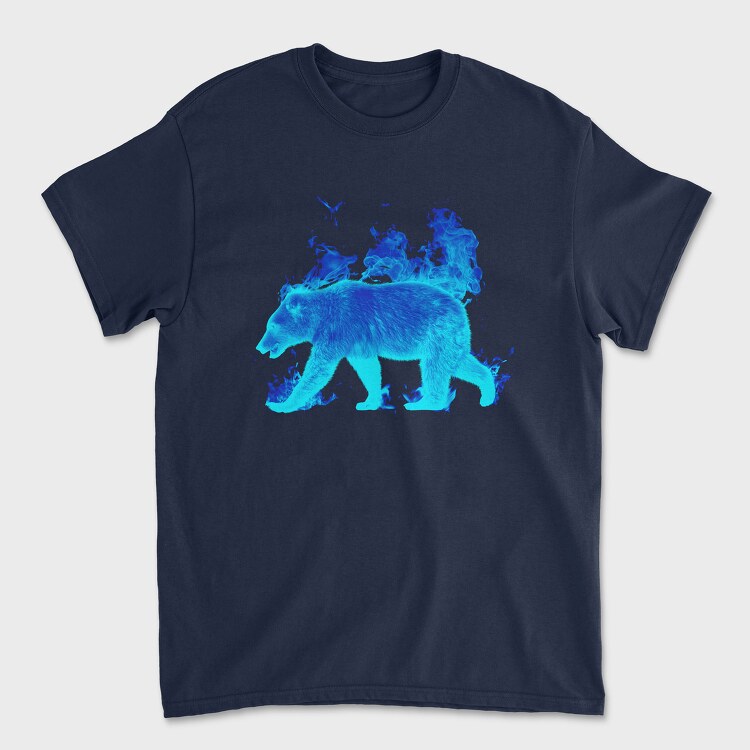 Tricou Barbati (Unisex), Fire Bear