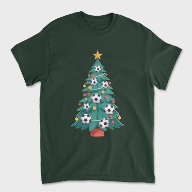 Football Christmas Tree, Tricou Barbati (Unisex)