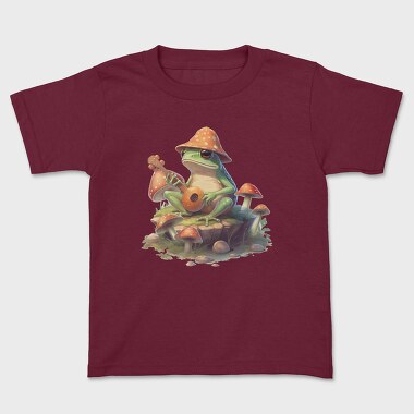 Frog Banjo Mushrooms, Tricou Copii