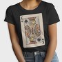 Tiger King Of Spades Card, Tricou Femei
