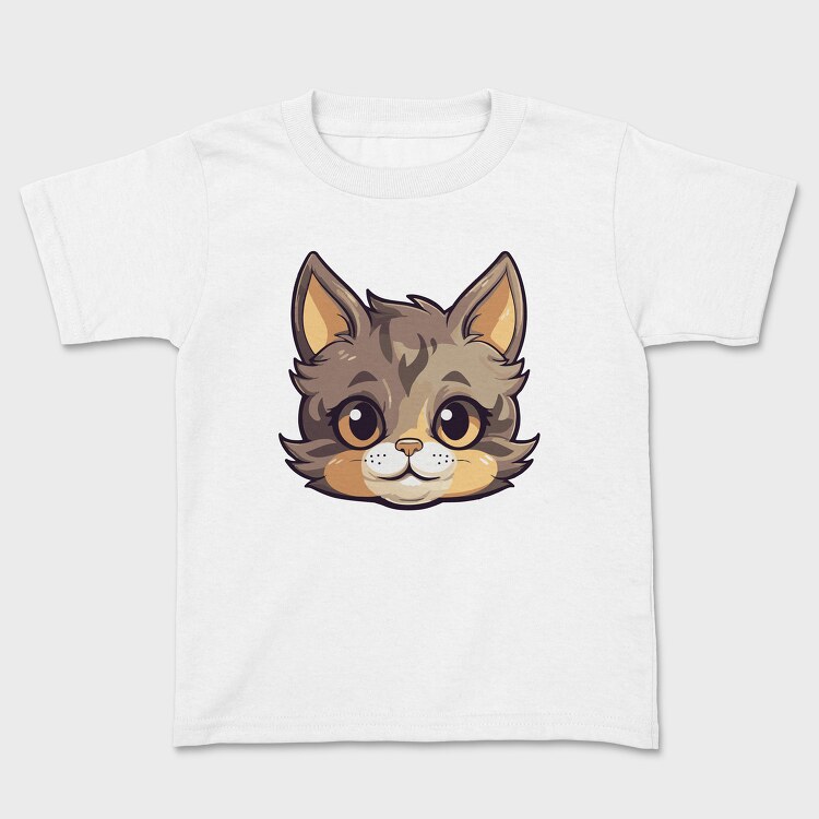 Tricou Copii, Funny Cat Cartoon