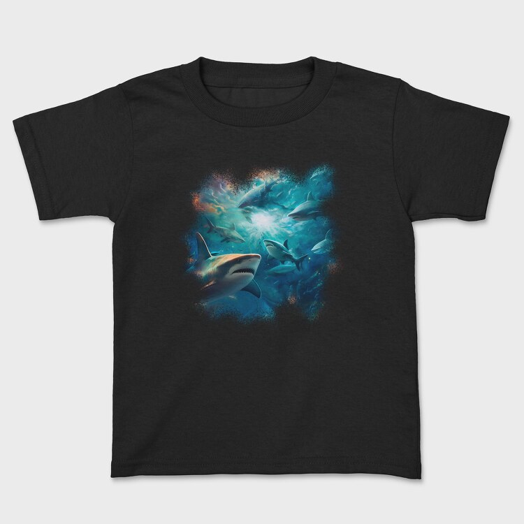 Tricou Copii, Galaxy of Sharks