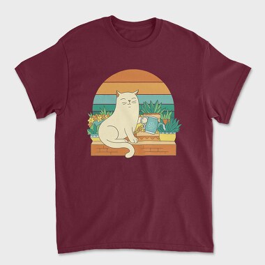 Gardening Cat, Tricou Barbati (Unisex)