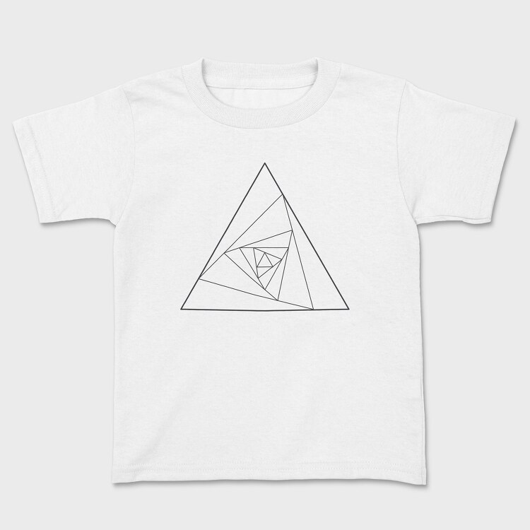 Tricou Copii, Geometric Triangle