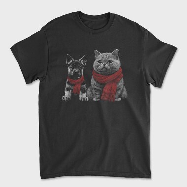 German Shepherd Cat, Tricou Barbati (Unisex)