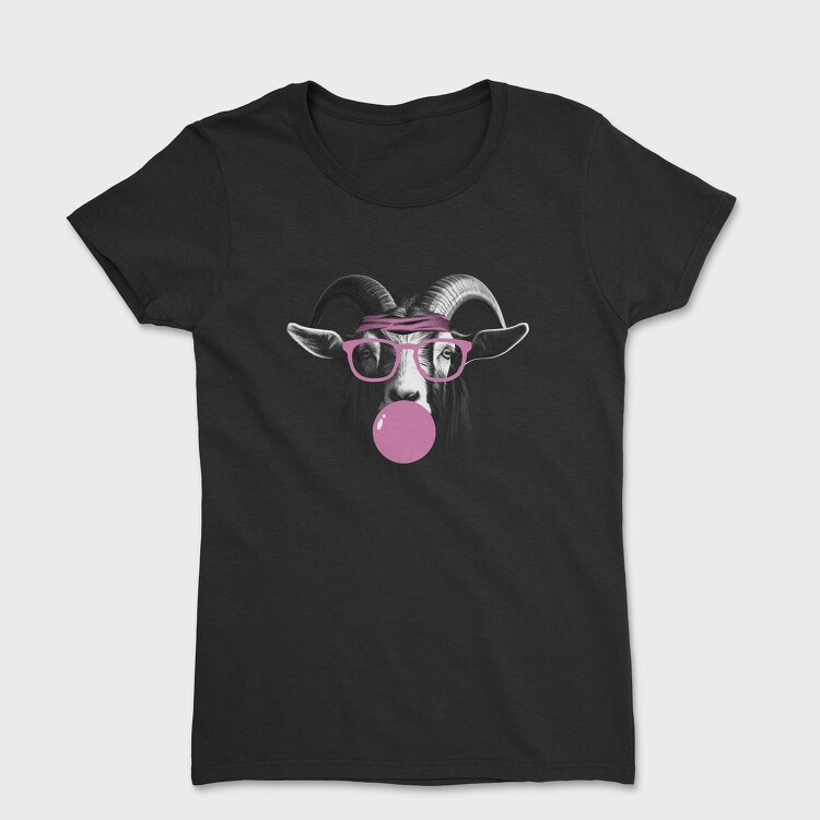 Tricou Femei, Goat Monochrome Bubblegum