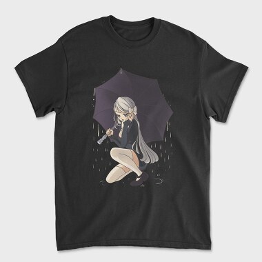 Goth Style Anime Girl, Tricou Barbati (Unisex)