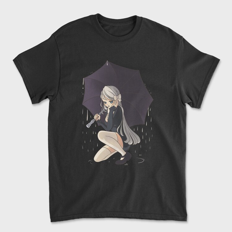 Tricou Barbati (Unisex), Goth Style Anime Girl