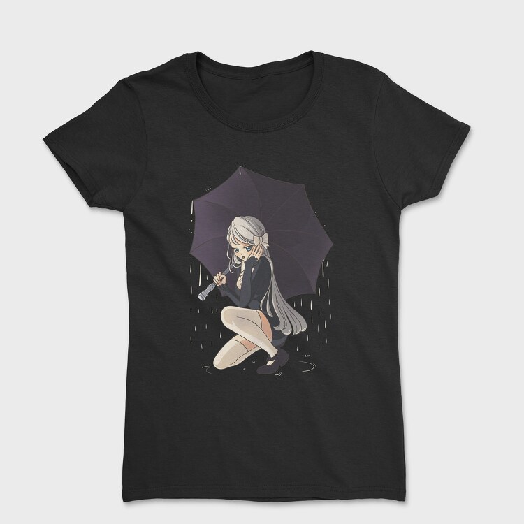 Tricou Femei, Goth Style Anime Girl