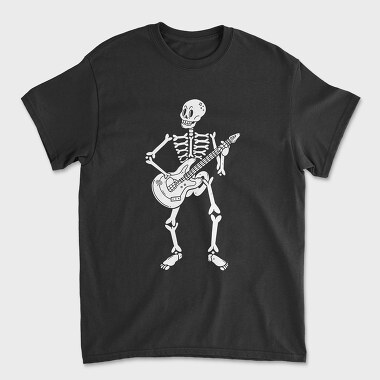 Guitar Skull, Tricou Barbati (Unisex)