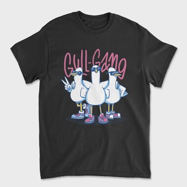 Gull Gang Seagulls, Tricou Barbati (Unisex)