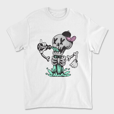 Halloween Retro Cartoon Character 5, Tricou Barbati (Unisex)