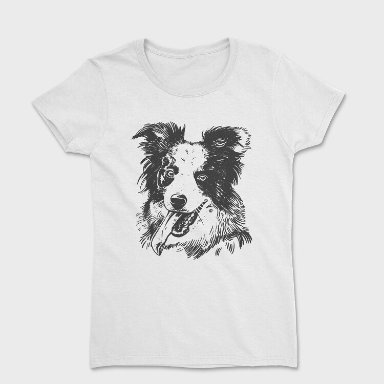 Tricou Femei, Happy Collie