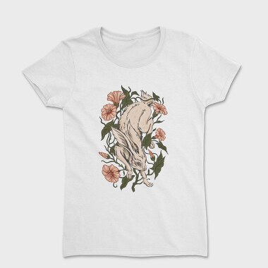 Hare Rabbit Ivy Flowers, Tricou Femei