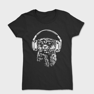 Headphones Meerkat, Tricou Femei