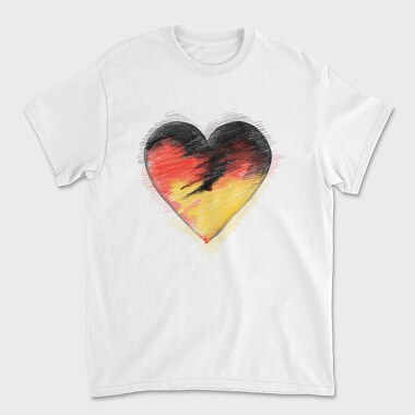 Heart Handdrawn, Tricou Barbati (Unisex)