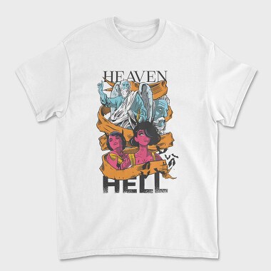 Heaven and Hell, Tricou Barbati (Unisex)