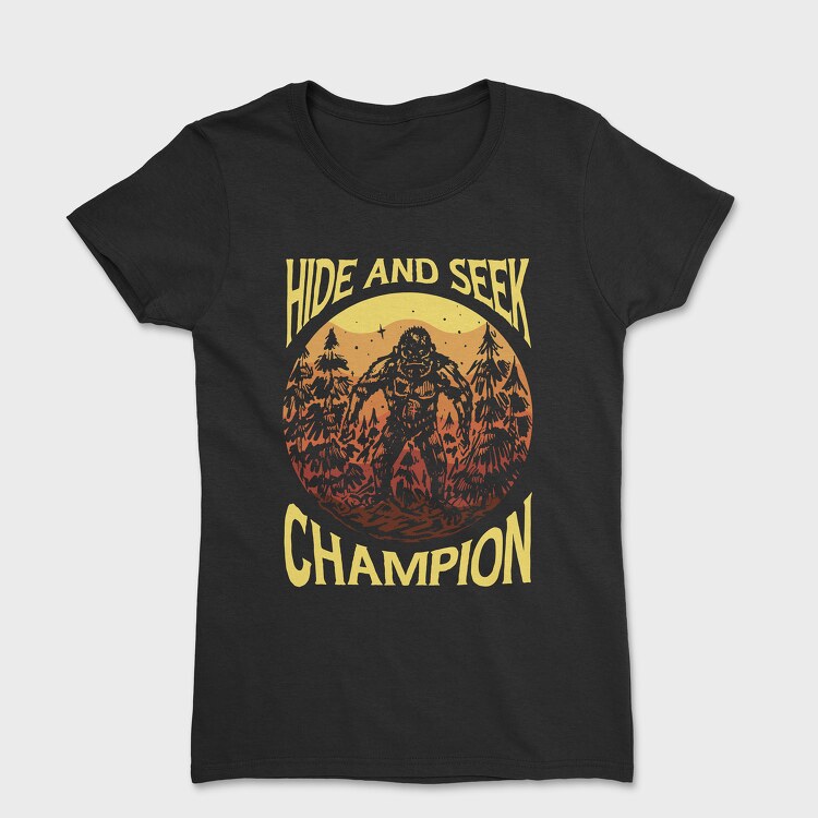 Tricou Femei, Hide and Seek Champion Sunset