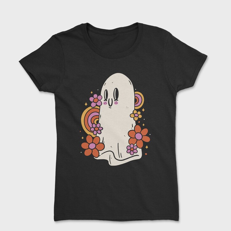 Tricou Femei, Hippie Ghost