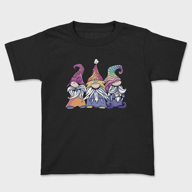 Hippie Gnomes Pastel, Tricou Copii