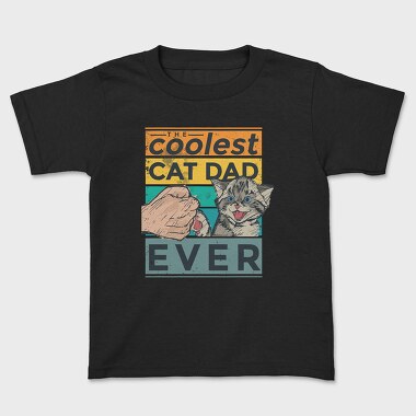 Coolest Cat Dad, Tricou Copii