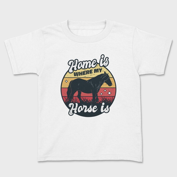 Tricou Copii, Home Horse