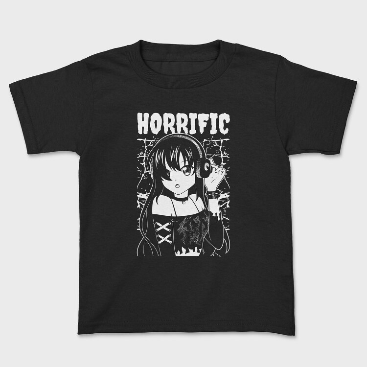 Tricou Copii, Horrific Dark Anime Girl