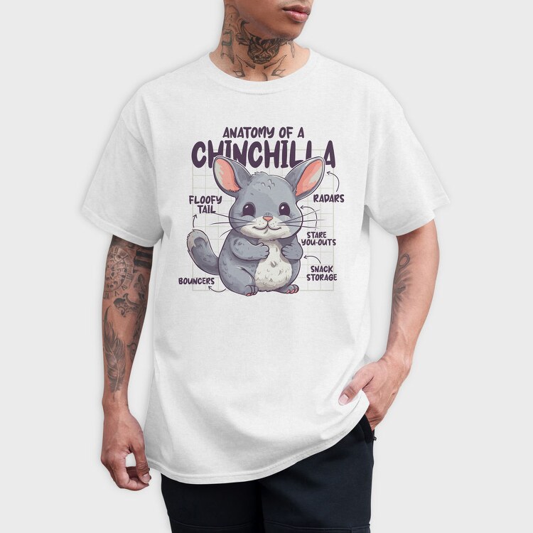 Anatomy Of A Chinchilla, Tricou Barbati (Unisex)