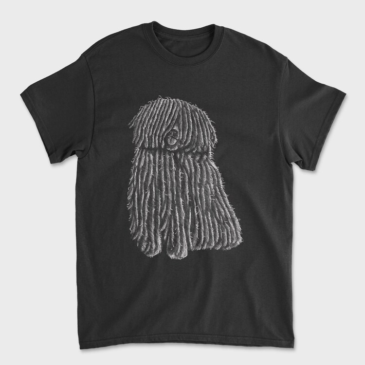 Tricou Barbati (Unisex), Hungarian Puli Dog