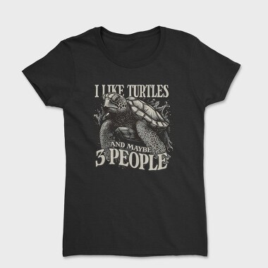 I Love Turtles, Tricou Femei